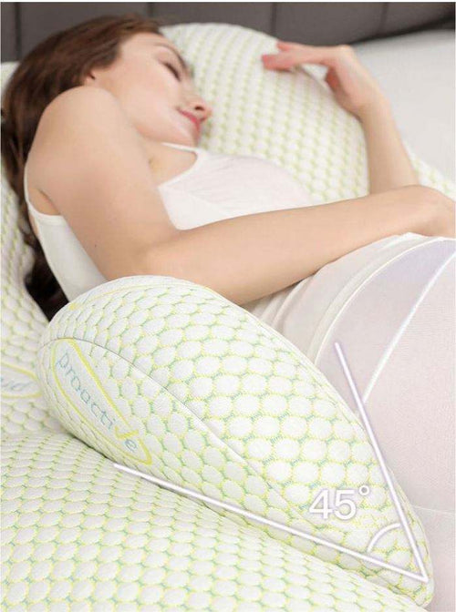 U-Shaped Pregnancy Support Pillow – Full Body Maternity Pillow for Belly, Back & Side Sleeping Comfort